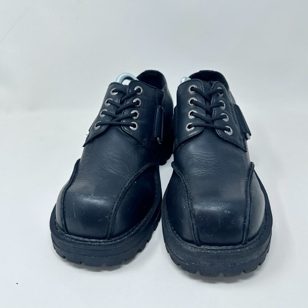 Bed Stu Black Leather Heeled Boots - Picture 3 of 15